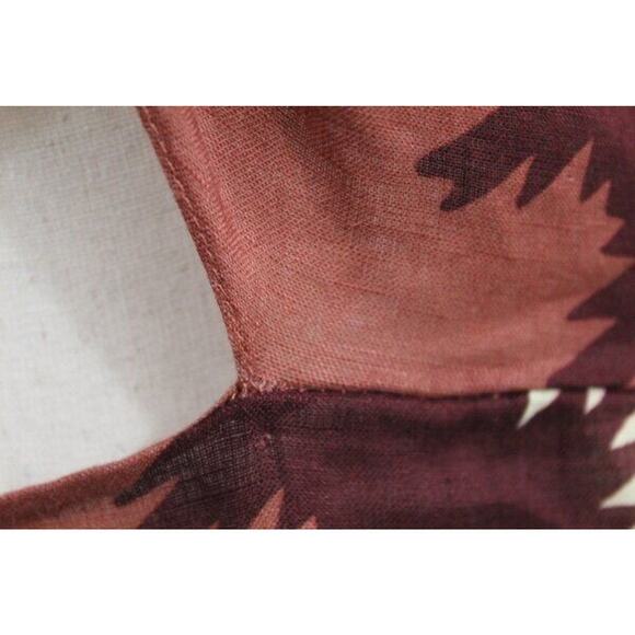 JOHANNA ORTIZ Sz 10 Sacred Soul Midi Dress Linen Midi Tie Front - Picture 10 of 16